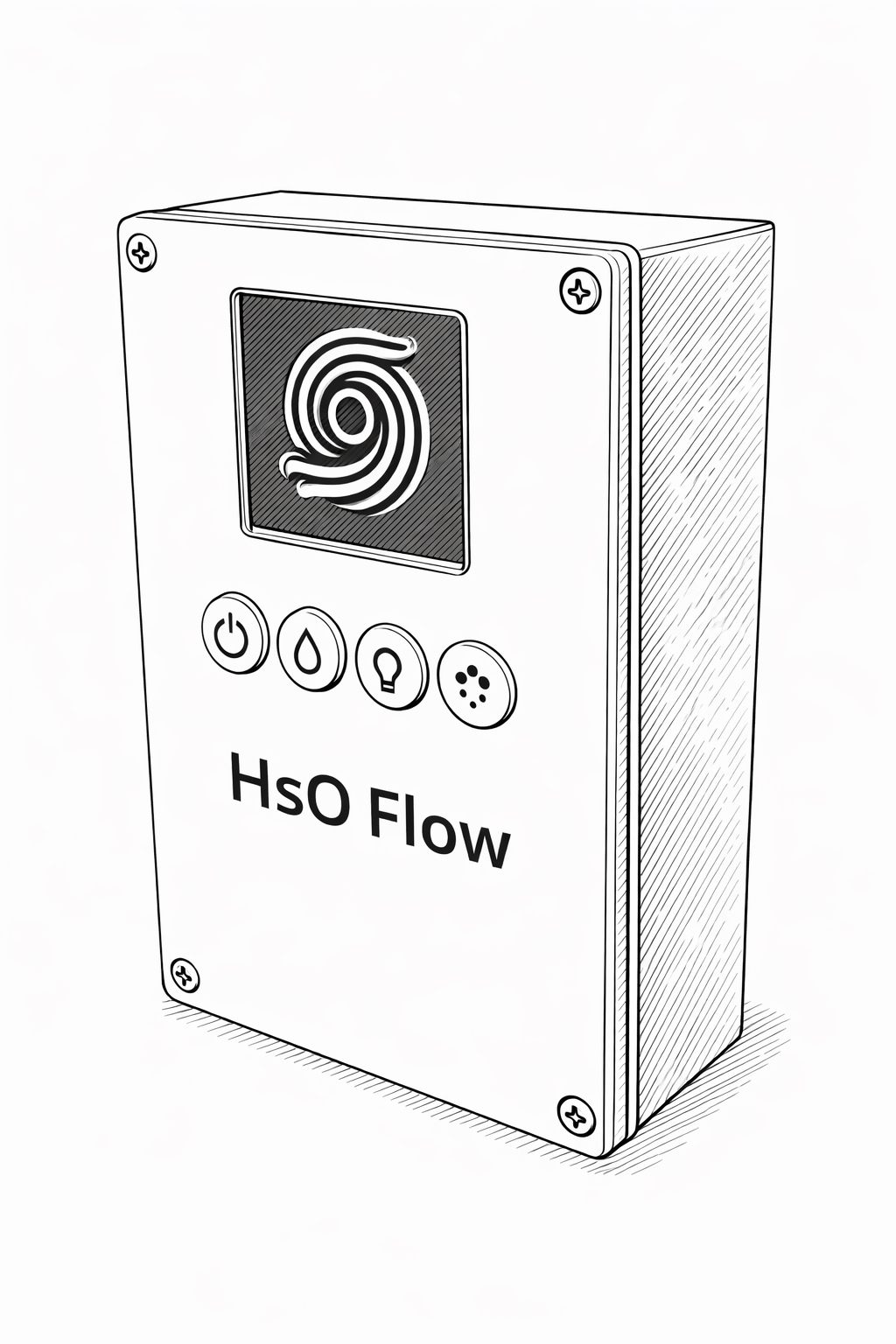 HsO Flow smart controller engineering drawing